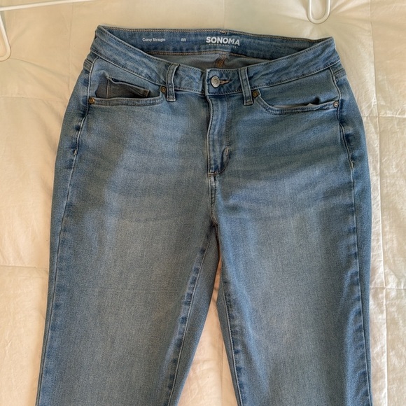 Sonoma Brand Jeans curvy straight size 8R (A29) - Picture 2 of 5